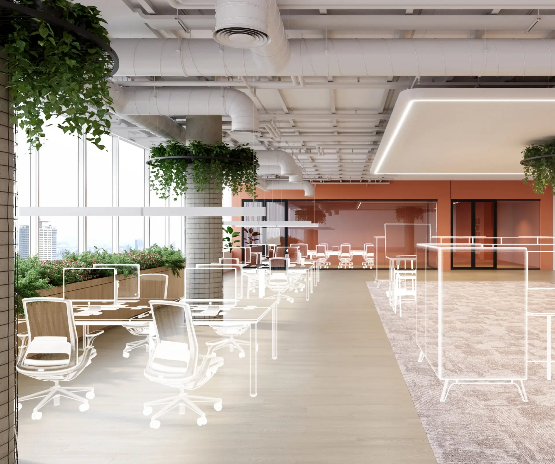 Rockworth office environment with professionals
